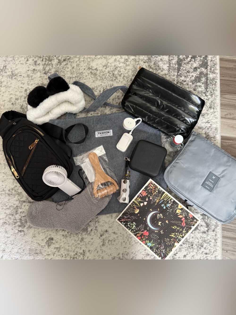 Black and gray accessories bundle!